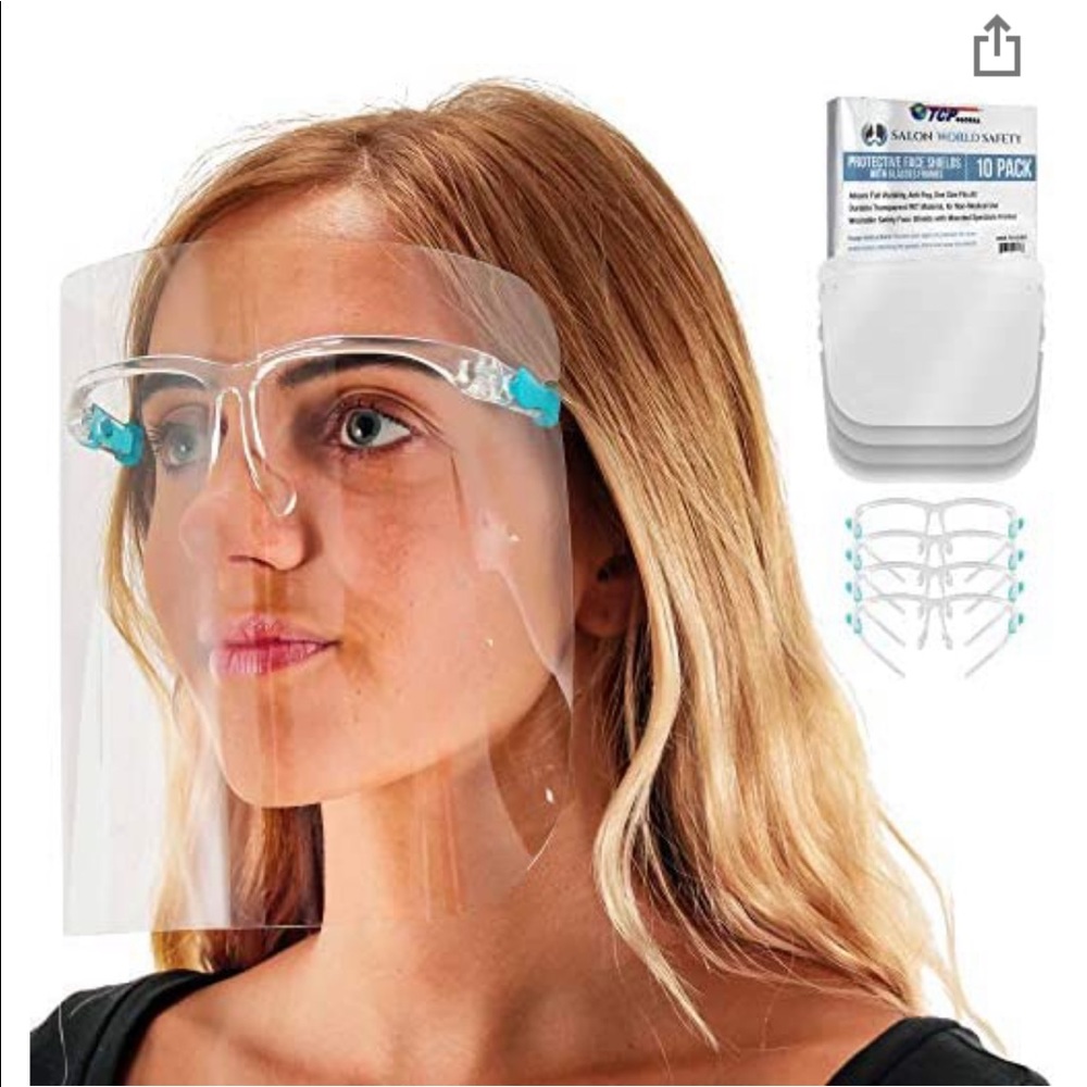 Face Shields With Glasses